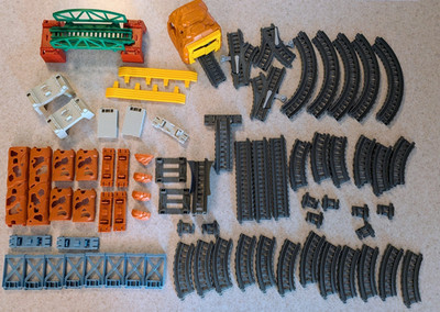 Thomas & Friends 2013 Trackmaster Lot - Extra Track Bridge Riser Mine Sets NICE!