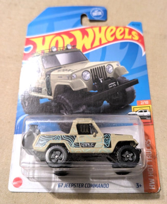 hot wheels 2023 67 Jeepster commando #84/250 tan hw hot truck