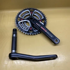 Black Race Face Deus XC 175mm Triple Crankset With Chainrings