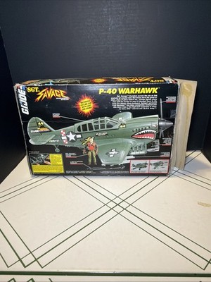 G.I. Joe Sgt. Savage P-40 Warhawk Airplane Special Edition 1994