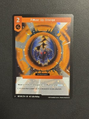 MetaZoo Power Up Orange 041/214 Holo Rare Card MZ1 2025 (x1)