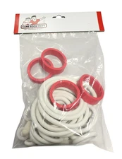 Gottlieb Counterforce Pinball Machine Replacement Repair Rubber Ring Kit White