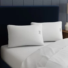 Sealy Sterling Collection Down-Alternative Pillow 400 Thread Count Queen, 2-Pack