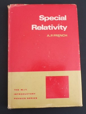 1st ed Special Relativity by A. P. French in D.J. a classic M.I.T. Hardcover