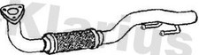 Exhaust Pipe Fits Seat Ibiza MK3 MK4 Skoda Fabia 2 Combi Roomster KLARIUS SK161C