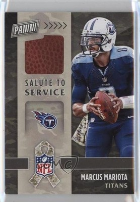 2016 Black Friday Football Salute to Service Memorabilia Marcus Mariota #18 2m4