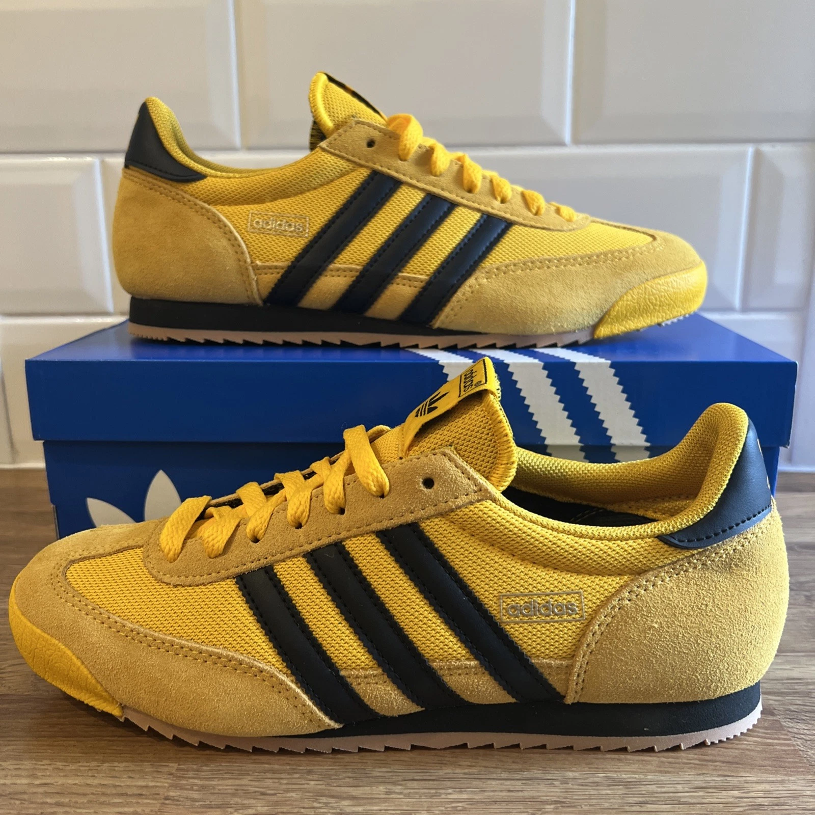 Adidas R71 Size 9.5 UK Men’s Trainers, Bruce Lee Dragon Colourway JQ2577 New