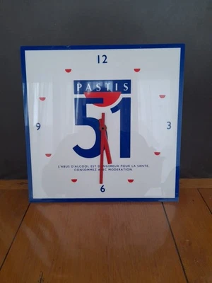 horloge vintage murale pastis Mécanisme Hs - Photo 1/4