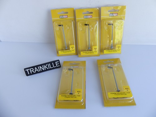 4532 BRAWA ECHELLE N 1:160 5 LAMPADAIRES | Zustand: Neuf