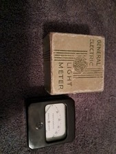 Vintage 1930s General Electric FootCandles Light Meter 