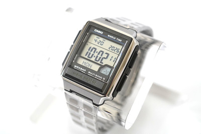 Casio Wave Ceptor WV-59RD-1AJF Men's Radio Digital Watch Silver