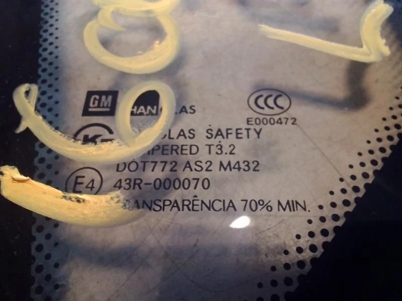 Стекло на четверть левого водителя подходит для 04–11 AVEO 276014 - Изображение 2 из 4