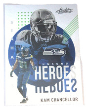 2021 Panini Absolute Kam Chancellor Unsung Heroes Seattle Seahawks #UH20