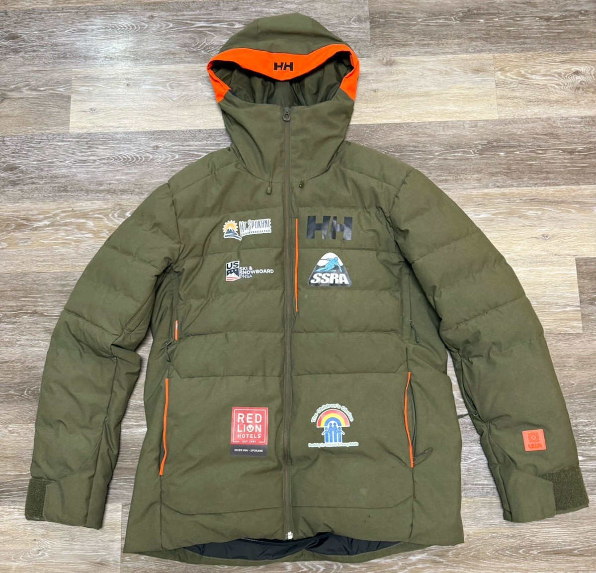 Helly Hansen ULLR Ski Puffer Jacket Recco Waterproof H2FLOW 