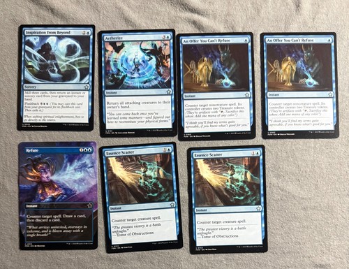 MTG Blue Counterspell Lot 7 2x An Offer You Can’t Refuse Foil Refute FDN