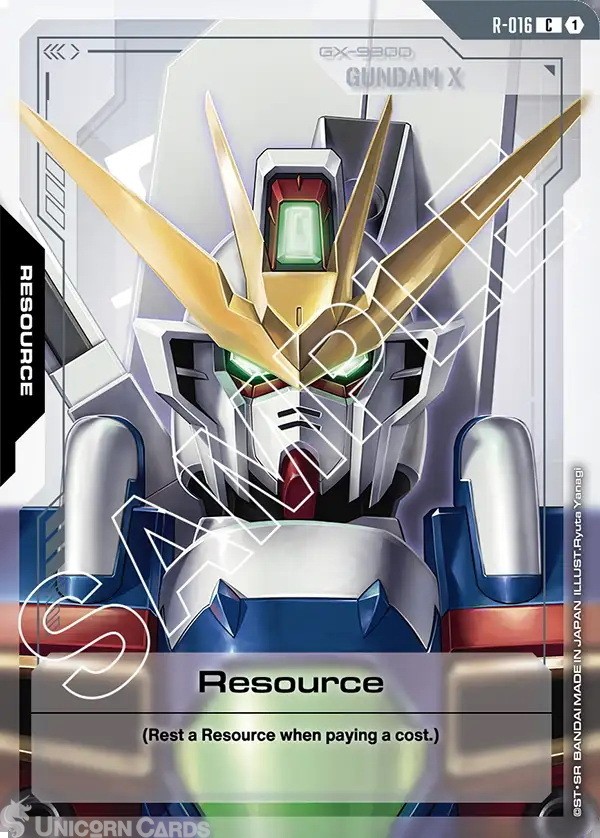 R-016 Resource : C Gundam TCG Card : GD02: Dual Impact