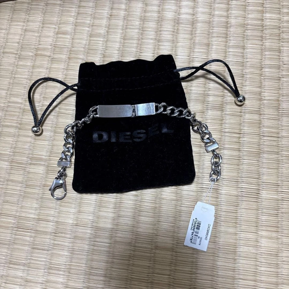 Pulsera Diesel Acero Inoxidable Ajustable Unisex Joyería Foto 2 de 4