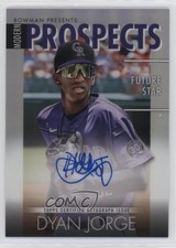 2023 Bowman Modern Prospects Auto 85/99 Dyan Jorge #MPA-DJE Auto 18t1
