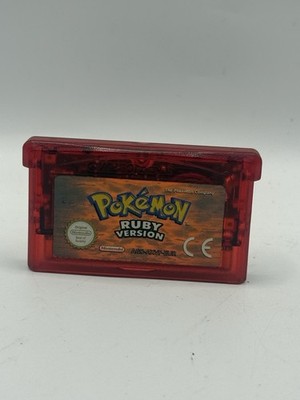 ORIGINAL SPIEL POKEMON RUBIN GAMEBOY ADVANCE GBA SP DS NDS LITE GETESTET FUNKTIONIERT