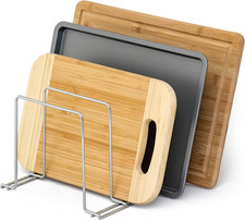 Simplywire ? Baking Tray and Chopping Board Rack - Pan Storage - Kitchen Cupboar