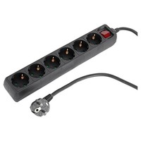 Grundig Steckdosenleiste 6-Fach 16A/250V 1.5M Kabel Max. 3680W