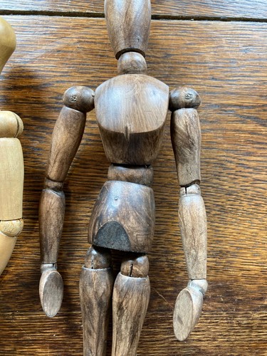 PAR DE FIGURAS MANIQUÍ POSABLE HUMANO DE ARTISTAS - Imagen 7 de 8