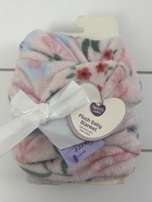 PARENT'S CHOICE Pink Floral Plush Baby Blanket Lovey Walmart