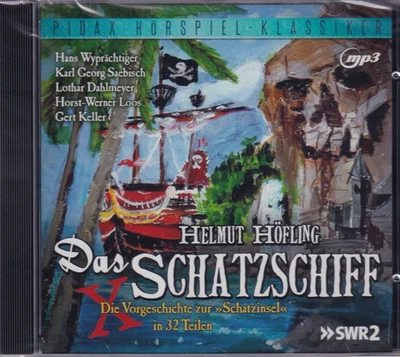 Das Schatzschiff Hörspiel MP3 CD Helmut Höfling Piraten 32 Teile Pidax NEU K2535 - Bild 1 von 4