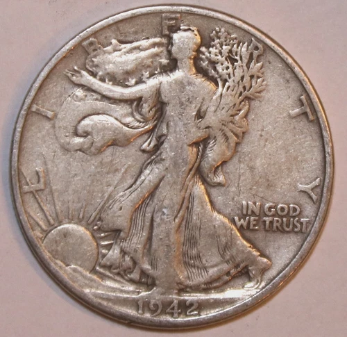 1942-P Walking Liberty Half Dollar - Very Fine - #0766EC