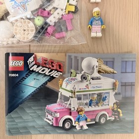 Lego LEGO MOVIE ICE CREAM MACHINE #70804 100% Complete with Manual & Minifigs