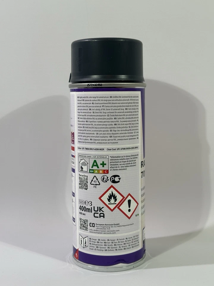 6x DUPLI COLOR Buntlackspray Aerosol Art RAL 7016 anthrazitgrau sdm. 126192 - Bild 4 von 4