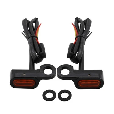 Mini-LED-Blinker hinten Laufkontrollleuchte für BMW R18 schwarz & gelb - Bild 1 von 4