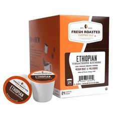 Fresh Roasted Coffee, Ethiopian Yirgacheffe Kochere, 24 Count Pack of 1 