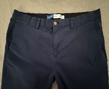 Old Navy Ultimate Tech Slim Pants Mens 36 Navy Blue Go-Dry Built-In Flex Short