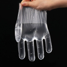 1500 Pcs Plastic Gloves - Disposable Food Prep Gloves, Transparent for Food S...