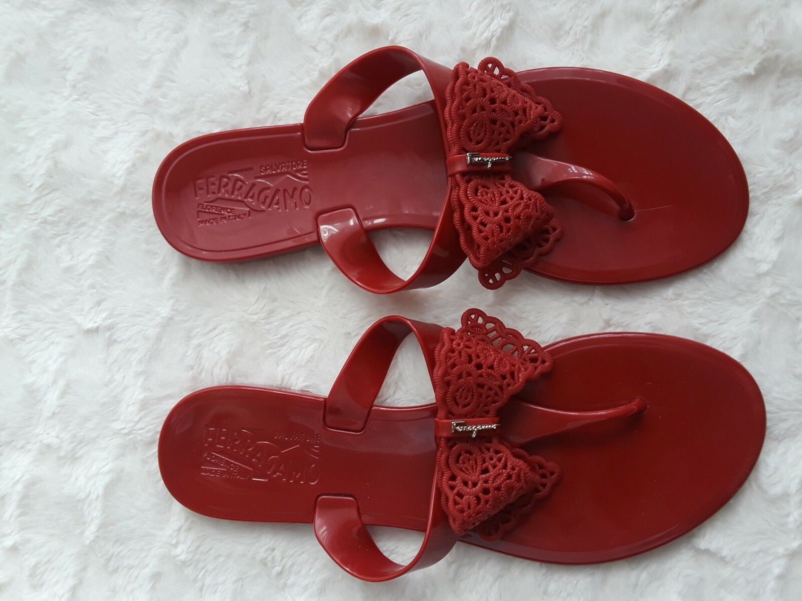 salvatore ferragamo jelly sandals