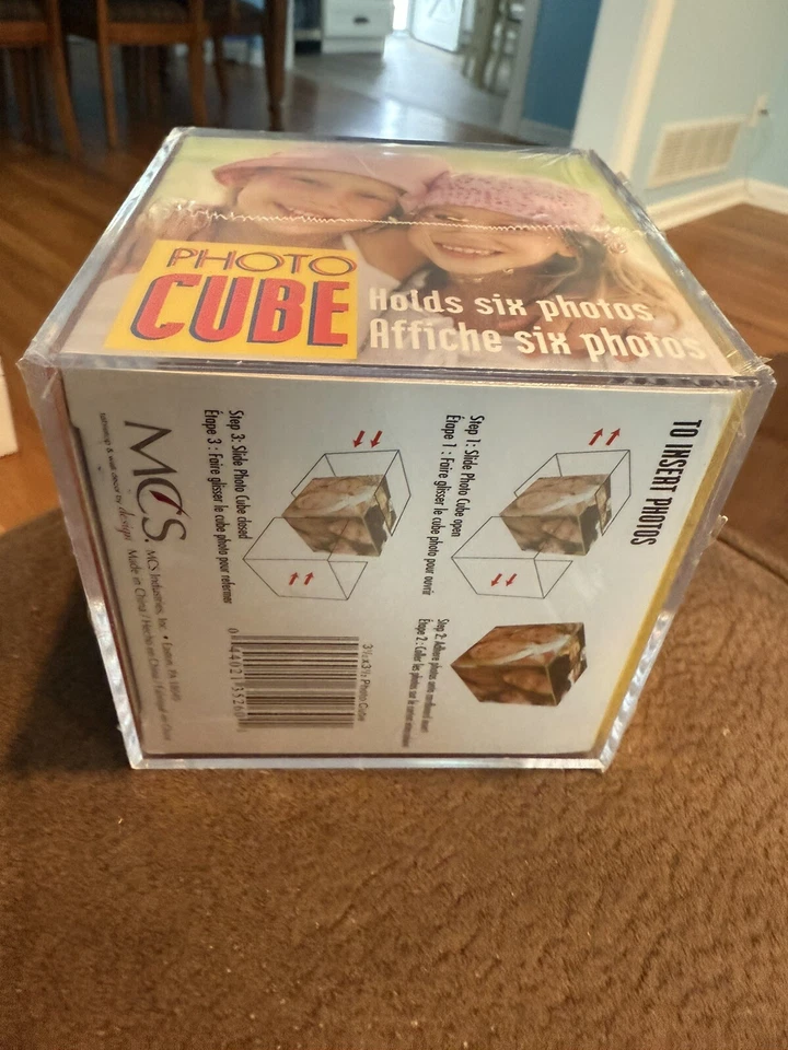 Cubo de fotos de 6 caras para fotos de 3,5 x 3,5 - Cubo de acrílico - MCS Foto 2 de 2