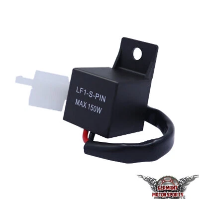 GERMANY MOTORSPORTS Kawasaki Motorrad LED Halogen Blinker Relais Relay Blinkrelais 2 polig 1-150W