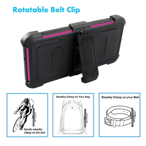 For Samsung A51 Case Hybrid Outdoor Cover Swivel Belt Clip Screen Protector - Picture 28 of 30