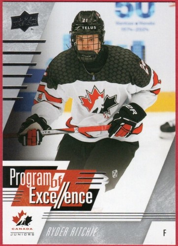 2024-25 UD Team Canada Juniors Hockey Program of Excellence “You Pick from list“ - Picture 45 of 102
