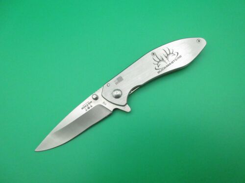 Bear & Son 112 Buckmasters Executive Flipper Plain Edge Folding Pocket Knife