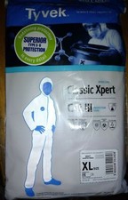 Lotto 5 pezzi - Tuta TYVEK Classic XPERT - Protezione Chimica e Sicurezza -Tg.XL