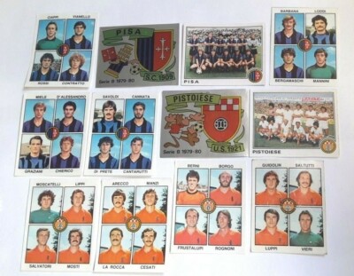 1979-80 PISA PISTOIESE Panini Footballers CHOOSE Album Recovered Figure