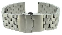 Minott Uhrenarmband 20Mm > Edelstahl Massiv Silbern Matt Gleichlaufend