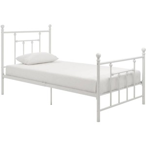 Details About White Metal Bed Twin Full Queen Size Bedroom Furniture Modern Adult Victorian