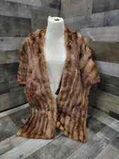Vintage Mink Shawl Fur Wrap