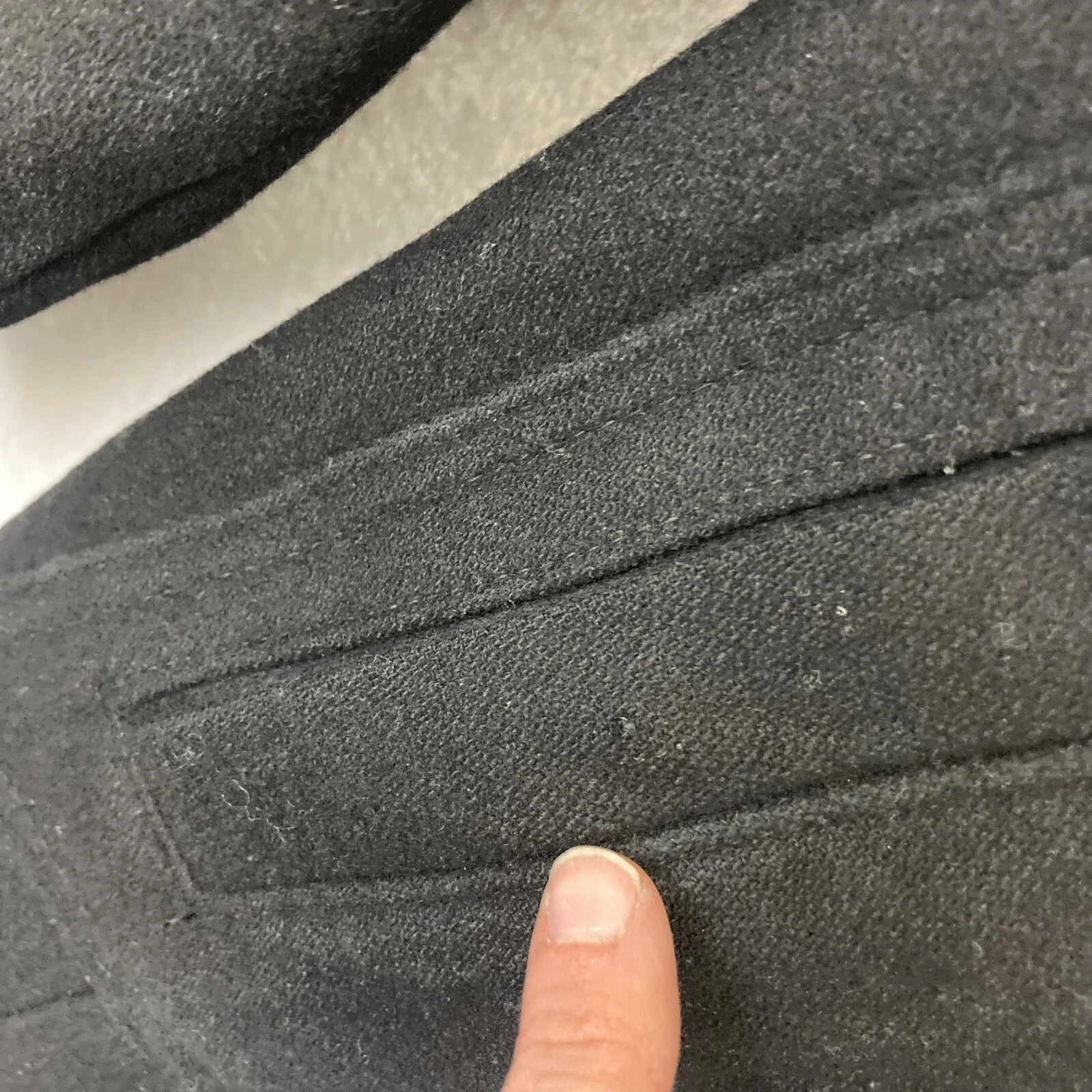 Cappotto donna Michael by Michael Kors lana nero grande L giacca zip pesante caldo