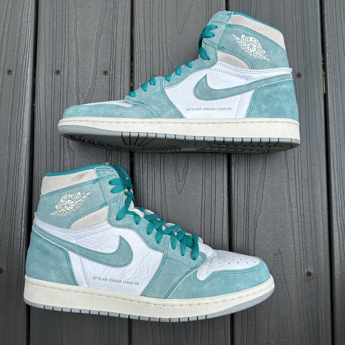 Nike Air Jordan 1 Retro OG High Turbo Green size 11 555088-311 OG