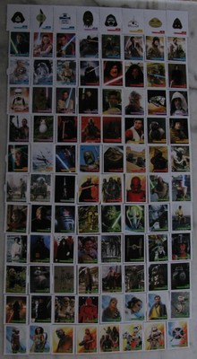 Star Wars 2019 Leclerc Full Set 96 Stickers Ebay