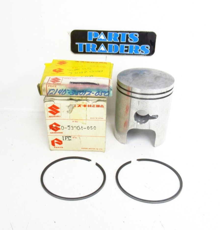 NOS Genuine Suzuki Piston Kit w/2 Rings 0.50 GT250 GT380 GT 250